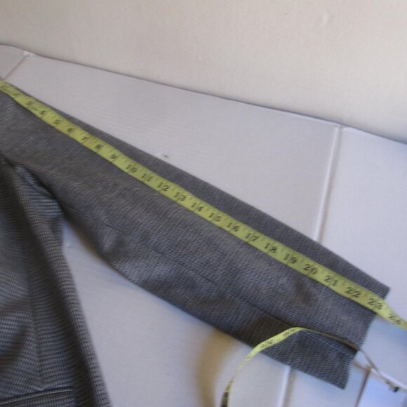 Calvin Klein Women's Houndstooth Peak Lapel Blazer Plus Size 14W Gray $179 nwt - Picture 14 of 15